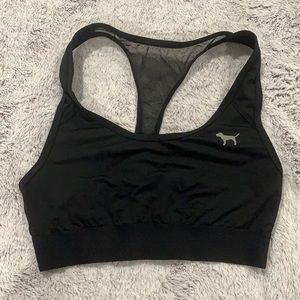 Pink Razor Back Sport Bra - Medium